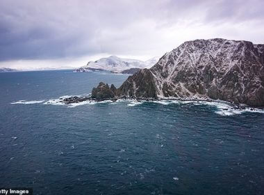 Eleven Russian and Chinese ships neared the Aleutian Islands off the coast of Alaska earlier this week, but never entered U.S. waters. AP