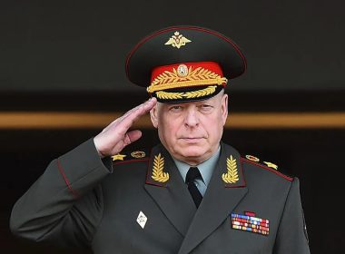 Commander-in-Chief of the Russian Ground Forces, Oleg Salyukov. ISHARA S. KODIKARA / AFP