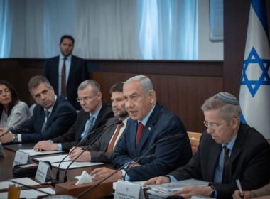Meeting of Israeli cabinet. Yonatan Sindel/Flash90