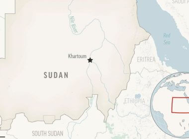 This is a locator map for Sudan with its capital, Khartoum. (AP Photo) The Associated Press