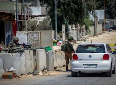 Israeli soldiers near Huwara, the West Bank. Nasser Ishtayeh/Flash90