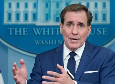 National Security Council spokesman John Kirby speaks during the daily briefing at the White House in Washington, Tuesday, June 6, 2023. (AP Photo/Susan Walsh)