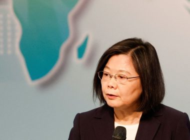 Taiwan's President Tsai Ing-wen speaks during the Ketagalan forum in Taipei, Taiwan August 8, 2023. REUTERS