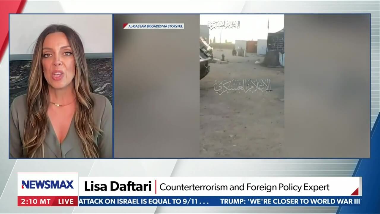 War in Israel – Lisa Daftari on Newsmax - The Foreign Desk | by Lisa ...