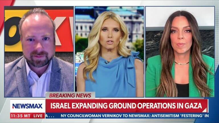 Lisa Daftari on Newsmax: Israel Expanding Ground Operations in Gaza