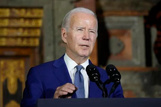 President Joe Biden speaks during a news conference on the sidelines of the G20 summit meeting, Monday, Nov. 14, 2022, in Bali, Indonesia. Alex Brandon | AP Photo