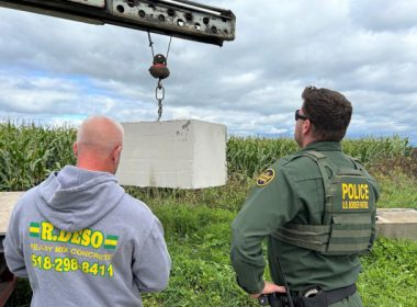 A barrier is placed at the U.S. border with Canada in U.S. Customs and Border Patrol's Swanton Sector, the busiest northern border sector. U.S. Customs and Border Protection Swanton Sector Chief on X