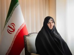 Jamileh Alamolhoda is the wife of Iranian President Ebrahim Raisi. Kholood Eid for NPR