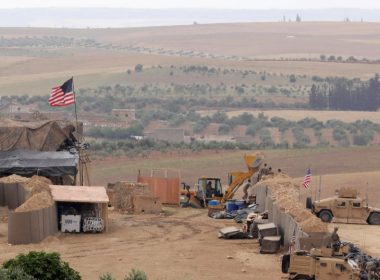 U.S. base in Manbij, Syria. Reuters