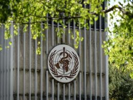 The World Health Organization headquarters in Geneva. (Fabrice Coffrini/AFP via Getty Images)