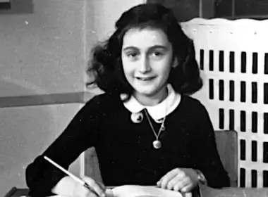 Anne Frank in 1940. Wikimedia Commons
