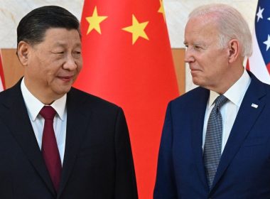 Xi Jinping and Joe Biden in 2022. Getty