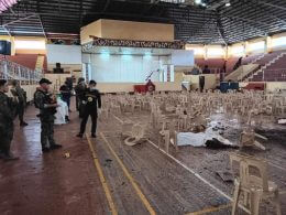 At least four people were killed and at least 45 were injured Sunday in an explosion at a Mindanao State University gymnasium in southern Philippines. facebook.com
