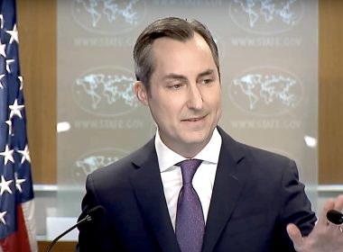 Matthew Miller, the U.S. State Department spokesman, answers questions during the department’s press briefing on Dec. 4, 2023. youtube.com