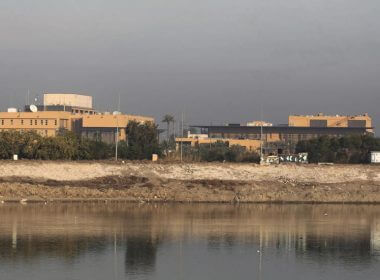 The U.S. embassy in Iraq. AFP