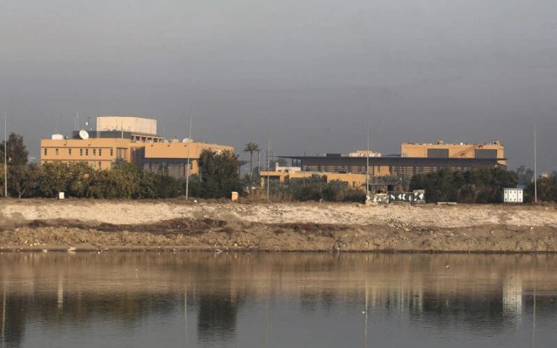 The U.S. embassy in Iraq. AFP