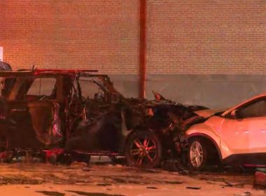 Two people were killed and five people injured in a car crash outside the Kodak Center in Rochester, NY, Jan. 1, 2023. WHAM