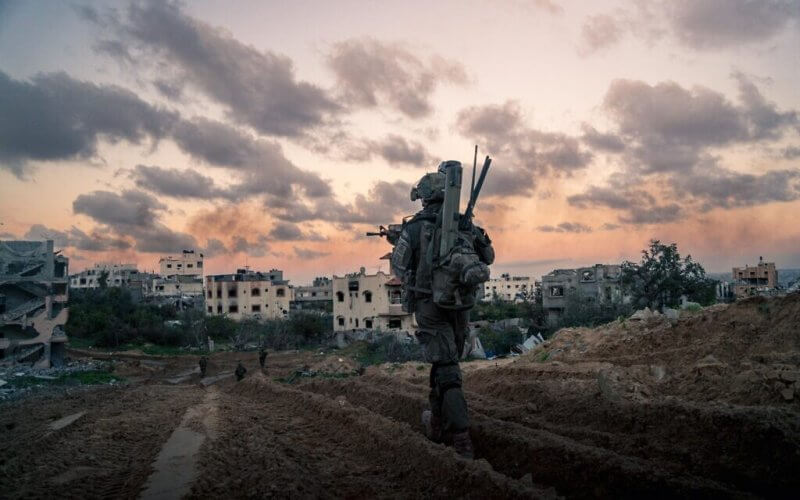 IDF forces operating in the Gaza Strip. (IDF)
