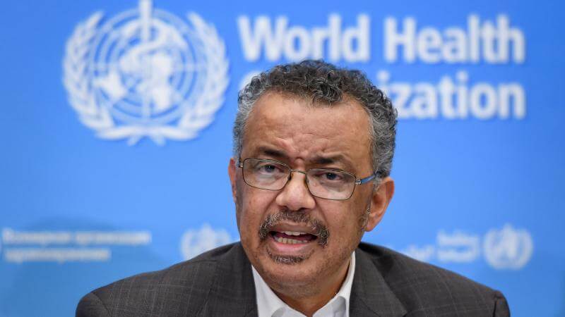 World Health Organization Director-General Tedros Adhanom Ghebreyesus. justthenews.com