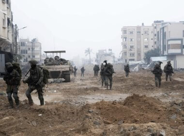 IDF troops operating in Gaza on January 31. IDF