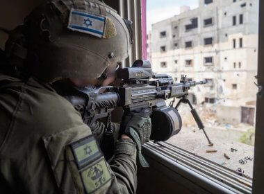 Israeli soldier in Gaza. IDF