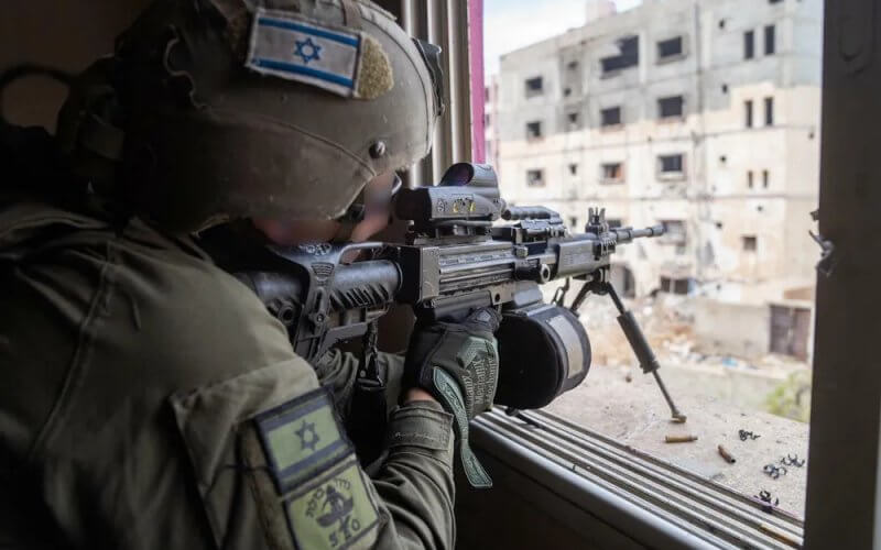 Israeli soldier in Gaza. IDF