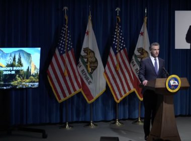 California governor Gavin Newsom announces his proposal for the 2024-2025 fiscal year budget. Office of the Governor of California.