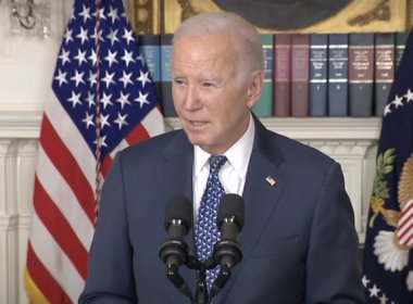 President Joe Biden speaks to reporters during a Feb. 8, 2024 press conference. White House