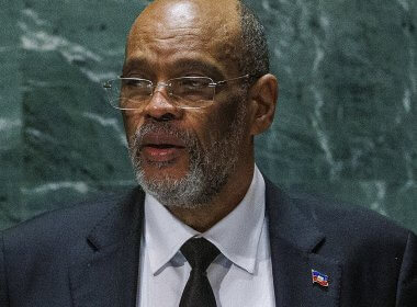 Haiti's Prime Minister Ariel Henry during the 78th session of the United Nations General Assembly at the United Nations in New York on Sept. 22, 2023. EFE