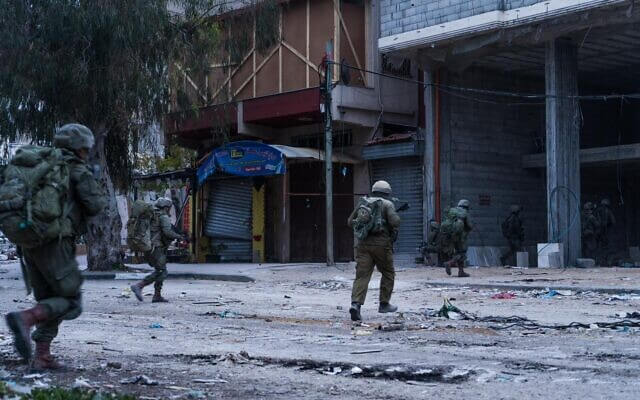 IDF troops operate at Shifa Hospital in Gaza on March 19, 2024. Israel Defense Forces.