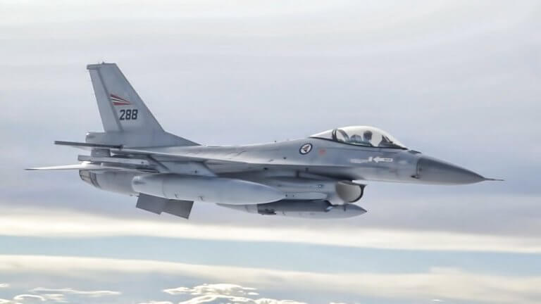 A Royal Norwegian Air Force F-16. youtube.com