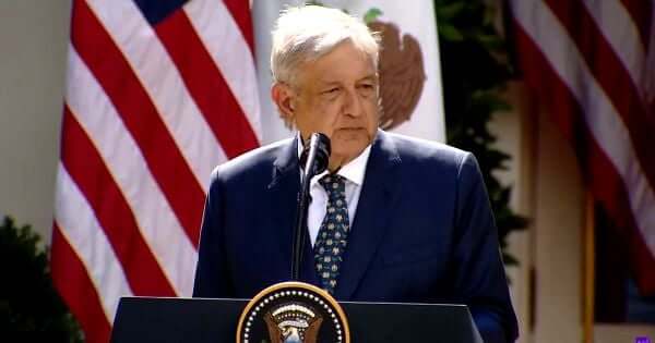 Mexican President Andrés Manuel López Obrador at the White House. wnd.com