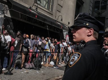 Migrants in New York City. cnn.com