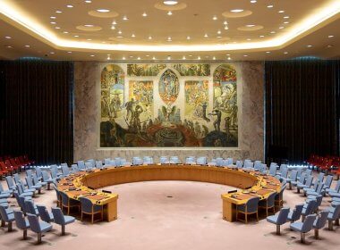 The U.N. Security Council Chamber. austria-forum.org