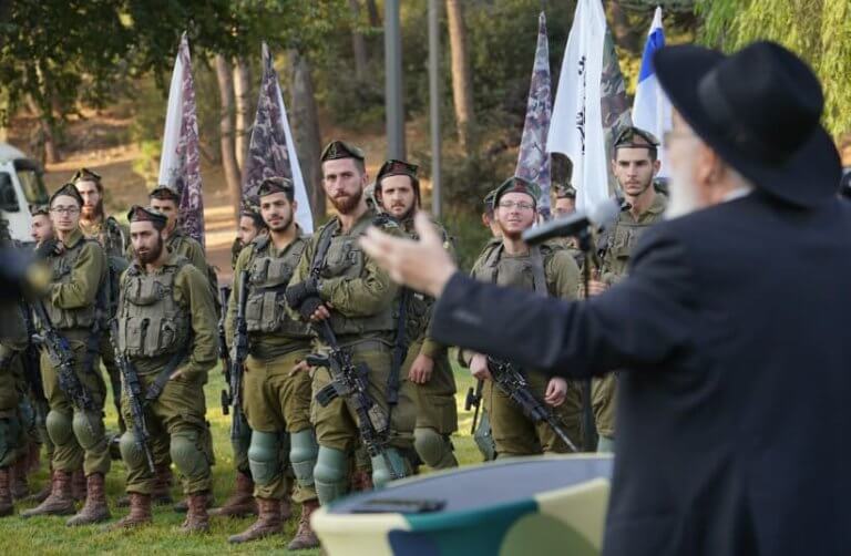 Members of the Netzah Yehuda Battalion. HILEL MEIR