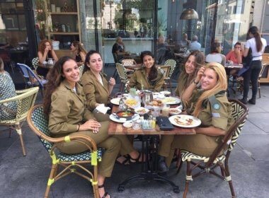 IDF soldiers taking a well-earned break. pinterest.com
