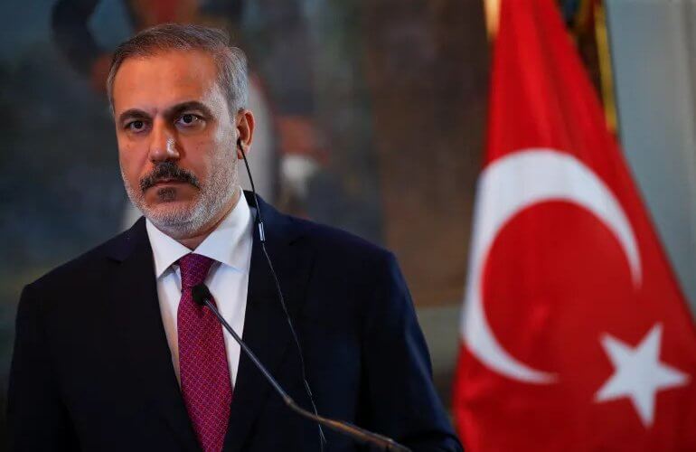 Turkish Foreign Minister Hakan Fidan. Reuters