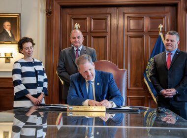 New Hampshire Gov. Chris Sununu signs cooperation agreement with Quebec. Gov. Chris Sununu