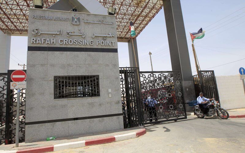The Rafah border crossing between Egypt and Gaza. AFP