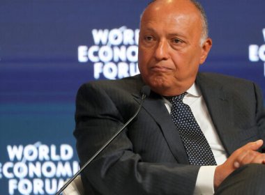 Egypt's Foreign Minister Sameh Shoukry. AFP