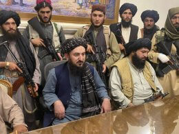 Taliban fighters. AP