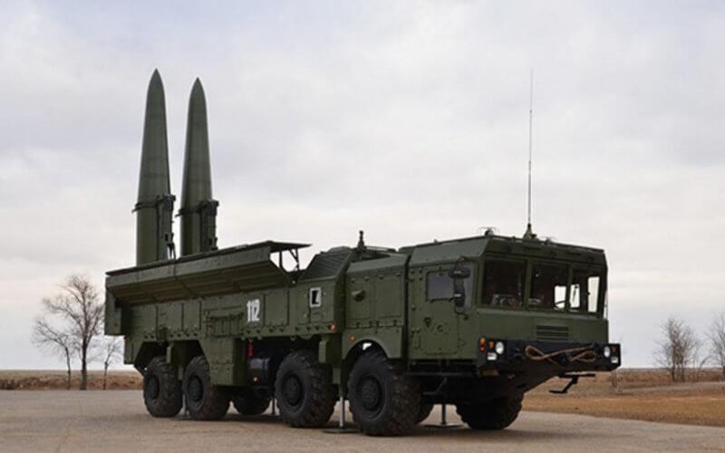 An Iskander tactical missile system in Russia. Russian Ministry of Defense