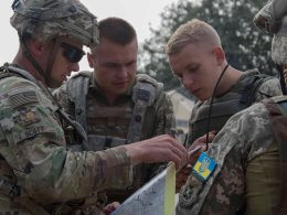 Ukrainian military participating in the international military exercise Combined Resolve XIV at the US Army Training Center in Germany. mil.gov.ua