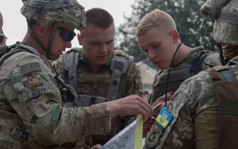 Ukrainian military participating in the international military exercise Combined Resolve XIV at the US Army Training Center in Germany. mil.gov.ua
