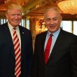 Prime Minister Benjamin Netanyahu and former U.S. President Donald Trump. Kobi Gideon/GPO