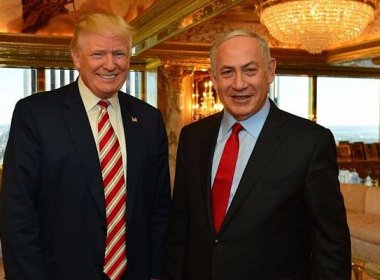 Prime Minister Benjamin Netanyahu and former U.S. President Donald Trump. Kobi Gideon/GPO