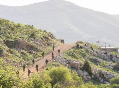 Israeli troops carry out a drill in northern Israel. IDF