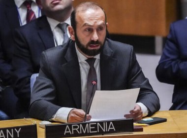 Armenia’s Foreign Minister Ararat Mirzoyan. AP