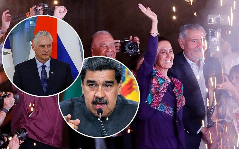 Dictadores latinoamericanos celebran la victoria de Claudia Sheinbaum | Shutterstock y EFE