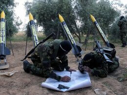 Islamic Jihad rockets in Gaza. Flash90